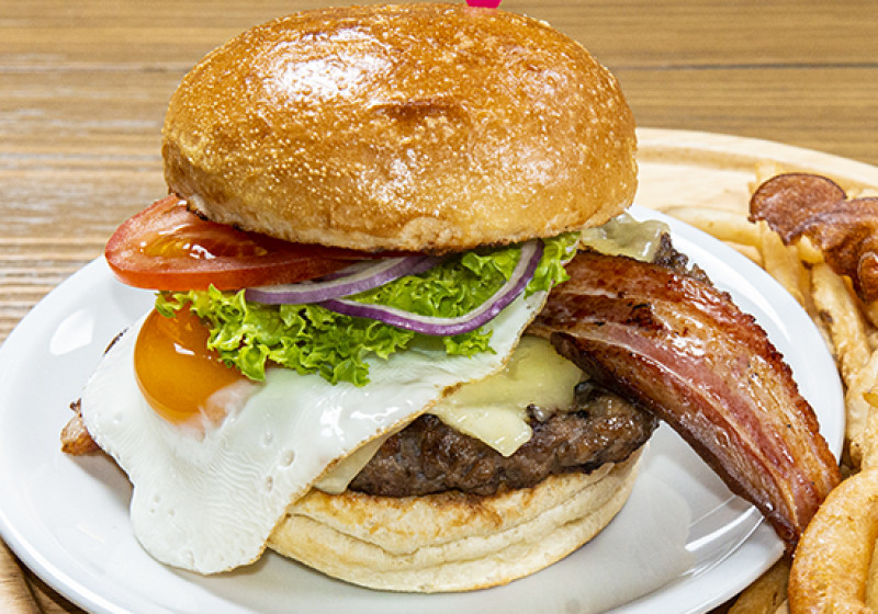 ベーコンエッグチーズ バーガー Bacon Egg Cheese Burger Burg Holic テイクアウト デリバリーの注文 Deli Holic