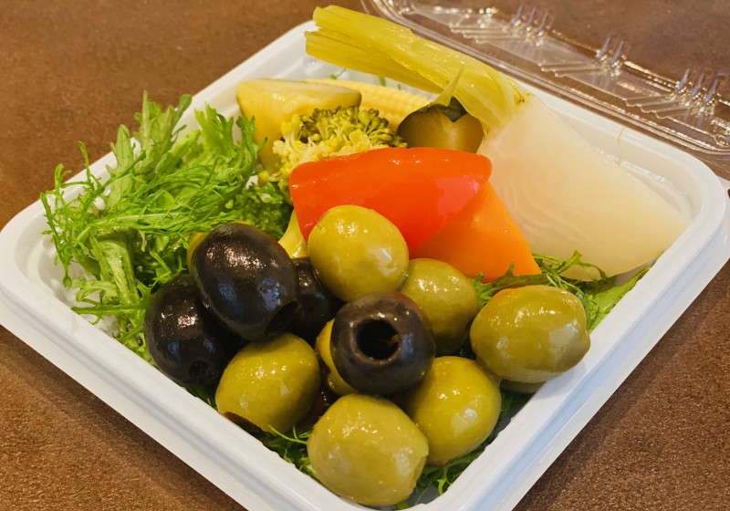 オリーブマリネ ピクルス Olive Pickles 俺のフレンチ イタリアン Bakery 心斎橋 テイクアウト デリバリーの注文 Deli Holic