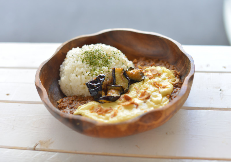 なすチーズカレー 780円 カレー工房 Roji カレー 大阪梅田安うまグルメ