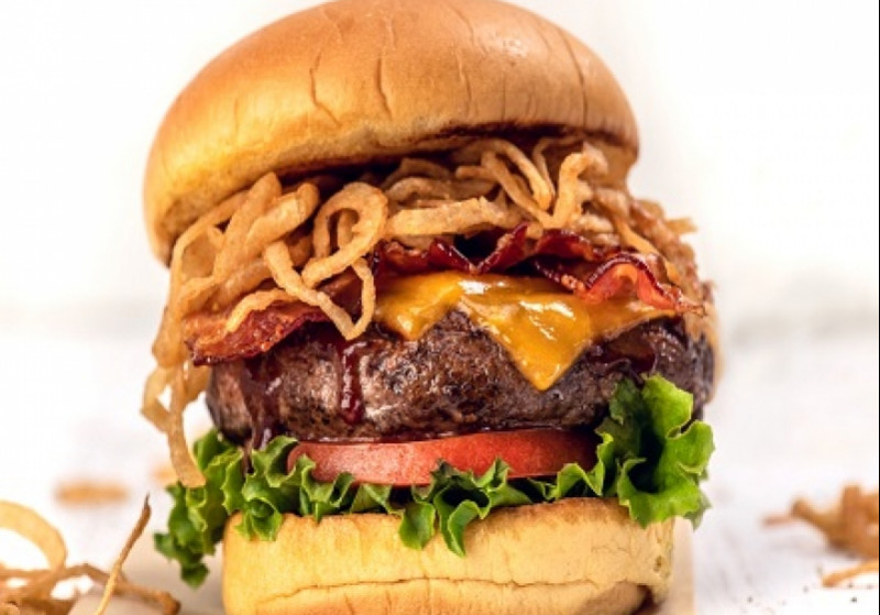 Bbqベーコンチーズバーガー Bbq Bacon Cheese Burger ハードロックカフェユニバーサルシティーウォーク大阪 テイクアウト デリバリーの注文 Deli Holic