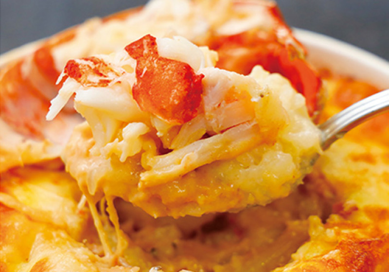 オマール海老のズワイガニのドリア Omar & Zuwai Crab meat
